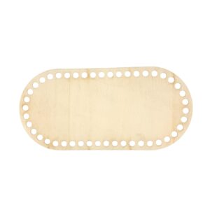 Træbund, Oval, 25 x 12 cm