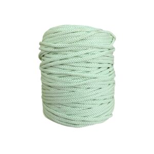 MAKRAM OUTDOOR Braided garn, Mint Green, 3-5 mm