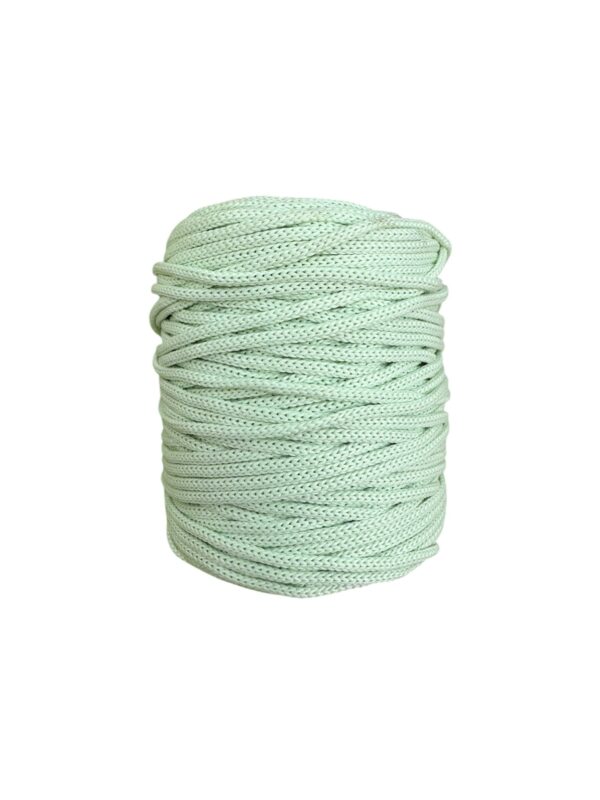 MAKRAM OUTDOOR Braided garn, Mint Green, 3-5 mm