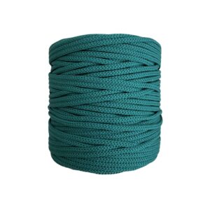 MAKRAM OUTDOOR Braided garn, Blue-Green, 3 mm