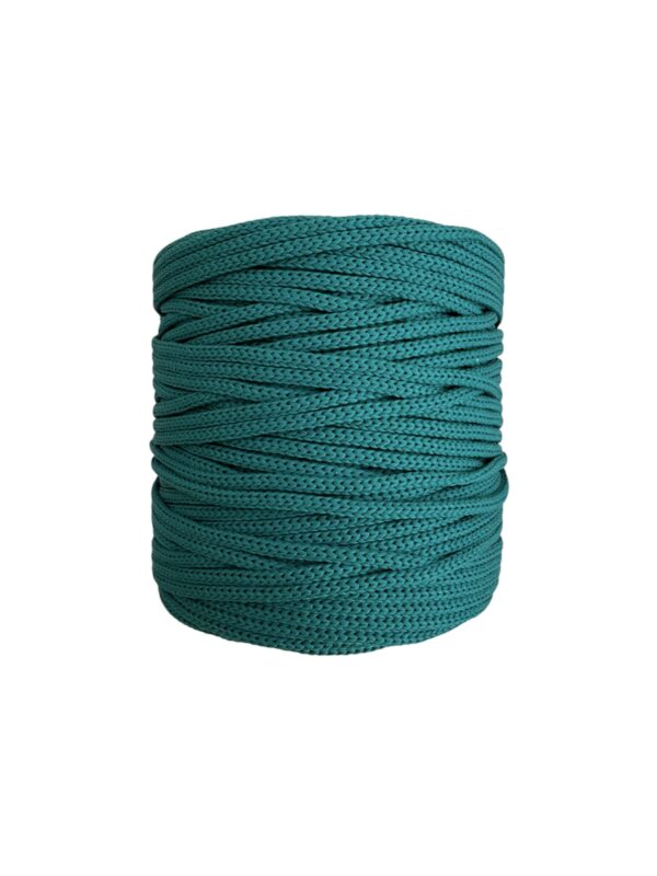 MAKRAM OUTDOOR Braided garn, Blue-Green, 3 mm