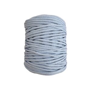 MAKRAM OUTDOOR Braided garn, Light Blue, 3-5 mm