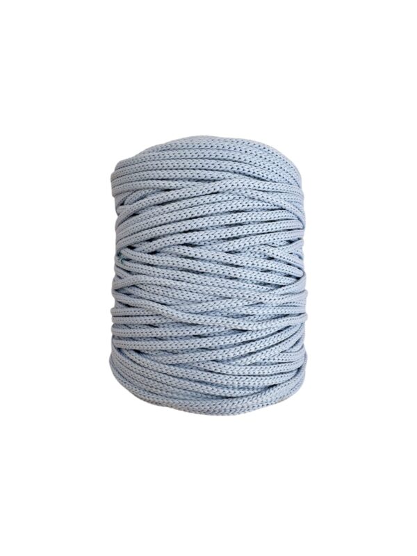 MAKRAM OUTDOOR Braided garn, Light Blue, 3-5 mm