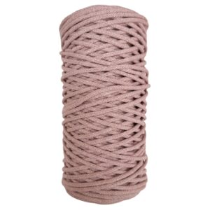 MAKRAM SERENITY Braided garn, Antique Rose, 3 mm