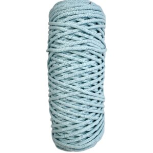 MAKRAM SERENITY Braided garn, Light Blue, 3 mm