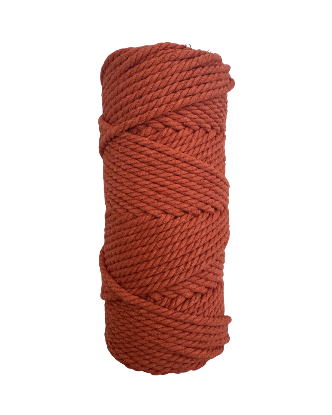 MAKRAM ECO LUSH 3-slået, Terracotta 3mm & 4mm
