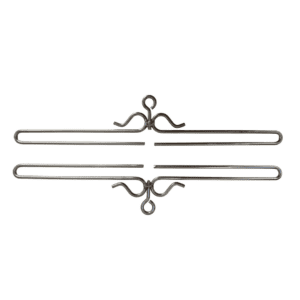 Klokkestreng beslag med hjerter, 40 cm, genbrug