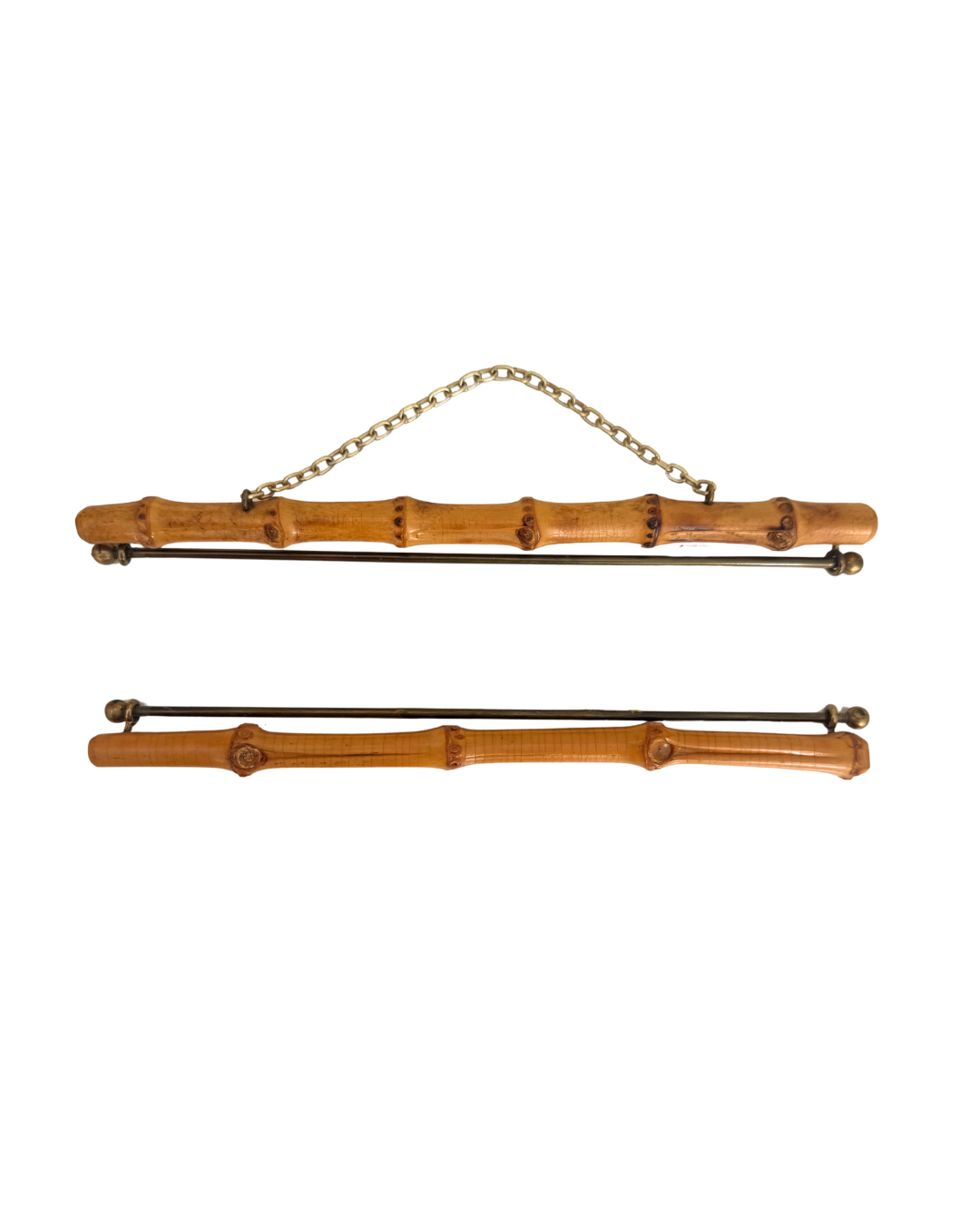 Klokkestreng beslag, bambus, 22 cm, genbrug