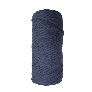 MAKRAM ECO LUSH 1-slået, Indigo, 4 mm