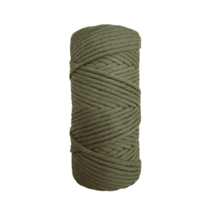 MAKRAM ECO LUSH 1-slået, Khaki, 4 mm