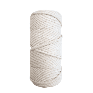 MAKRAM ECO LUSH 1-slået, Cream, 4 mm