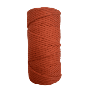 MAKRAM ECO LUSH 1-slået, Terracotta, 4 mm